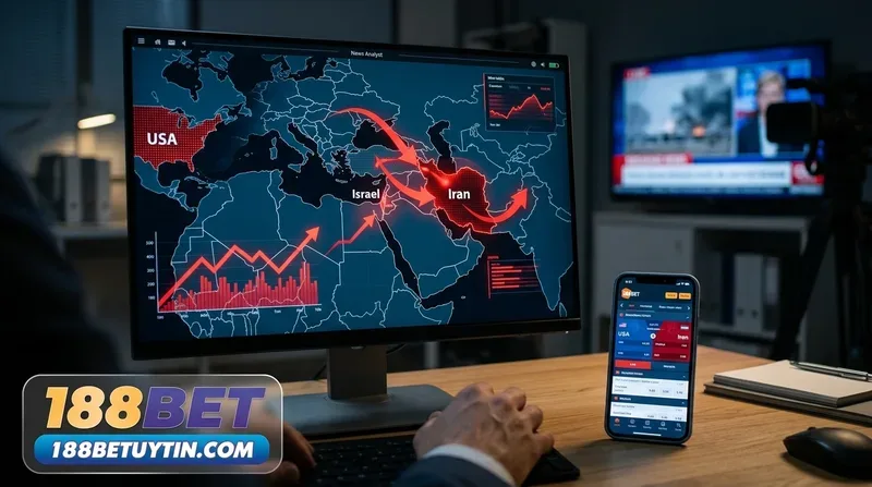 Cập nhật 2026: Xung đột Mỹ - Israel - Iran bùng nổ ở Trung Đông và thị trường cá cược