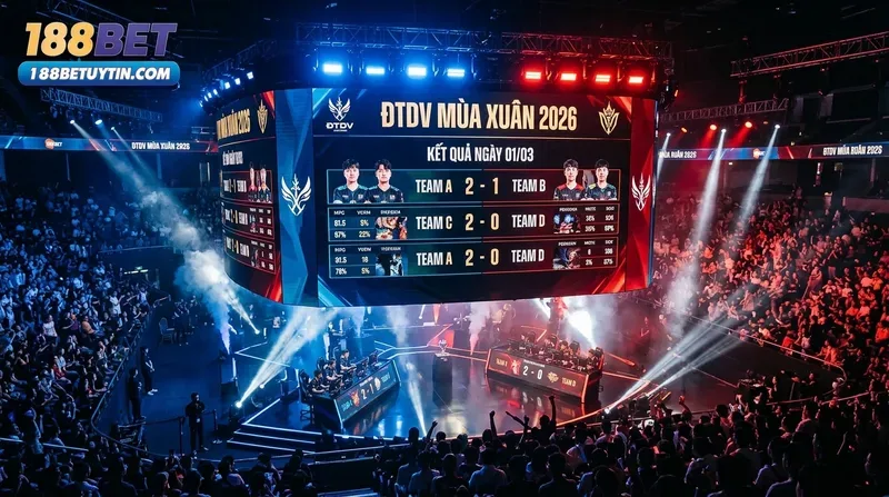 Tổng quan kết quả ĐTDV mùa xuân 2026 ngày 01/03