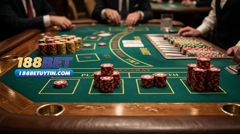 Cách đánh baccarat bằng công thức 1-3-2-6 chi tiết qua 4 vòng
