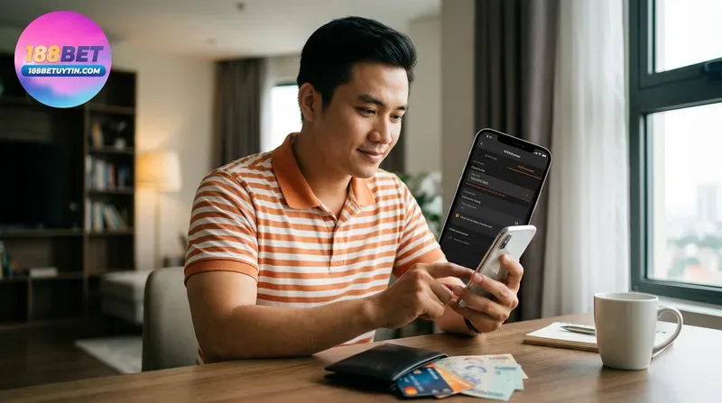 Hướng dẫn rút tiền 188bet chi tiết từ A-Z cho người mới