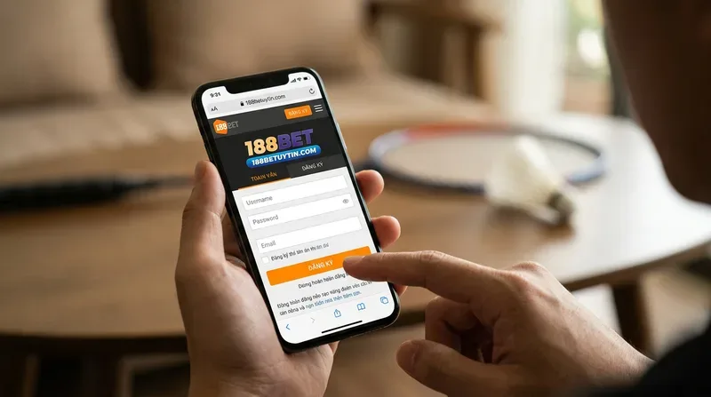 Hướng dẫn thao tác cơ bản: 188bet đăng ký và 188bet đăng nhập