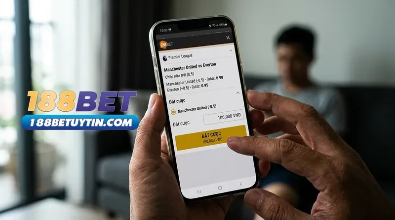 Ví dụ minh họa kèo chấp nửa trái (0.5) cực dễ hiểu